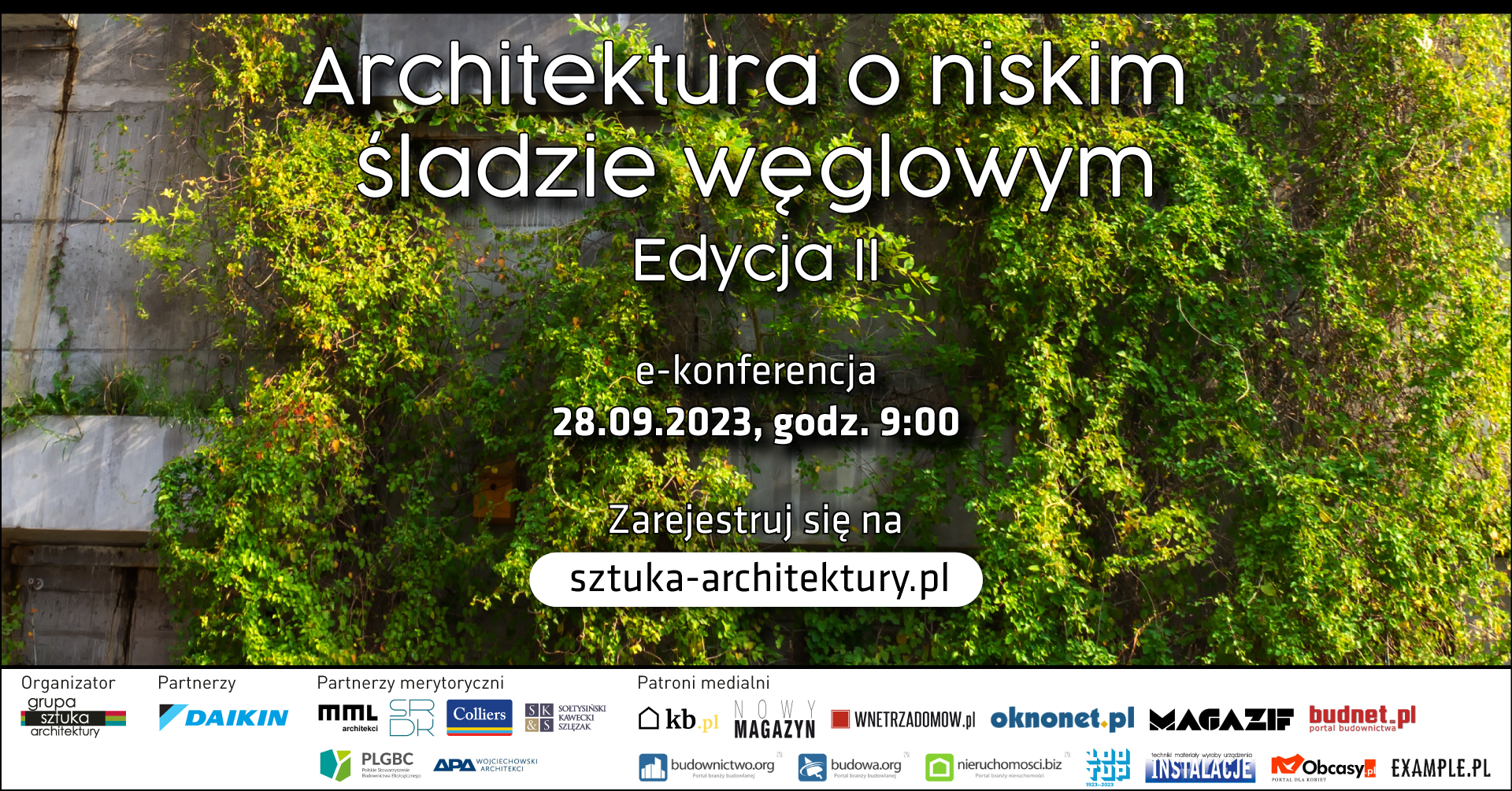 Read more about the article E-konferencja: Architektura o niskim śladzie węglowym. II edycja.
